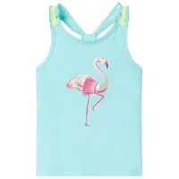 vidaXL Tanktop Kinder-Tanktop Helles Minzgrün 128 grün