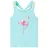 vidaXL Kinder Tank Top Unterhemd Trägershirt Ärmellos Mädchen Helles Minzgrün 128 - 128 (geeignet für 7-8 Jahre)