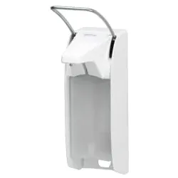 ingo-man® plus Counter Seifen-/Desinfektionsmittelspender 1417573 , Aluminium, pulverbeschichtet, weiß, IMP E P/24