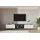 altdecor ELIO Lowboard 300 cm Schwarz/Weiß Holzwerkstoff