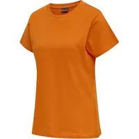hummel Hmlred Heavy T-Shirt Damen orange tiger XS