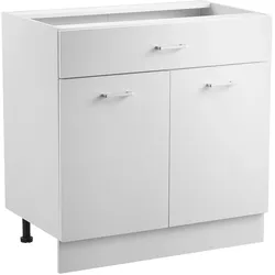 VEVOR Küchenschrank Unterschrank Montagefertig mit Schublade 800x475x816mm