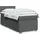 vidaXL Boxspringbett 140 x 200 cm Dunkelgrau