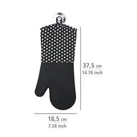 Wenko Topfhandschuhe Silikon schwarz
