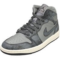 Jordan Air 1 Elevate Mid Damen - Damen, Titanium/Sail/Dark Smoke Grey, 37.5