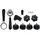 Lelit Black Wood Kit for PL162T