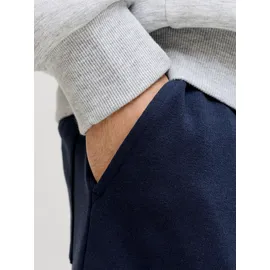 Jack & Jones PlusSize Sweatshorts "JPSTGORDON ALLIANCE SWEAT SHORTS PLS", Herren, Gr. 44 (5XL), N-Gr, navy blazer, angeraute Sweatware, Obermaterial: 60% Baumwolle, 40% Polyester, JACK & JONES PLUSSIZE, unifarben, regular fit, Hosen Sweatshorts