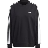 Adidas Damen Sweatshirt (Long Sleeve) W 3S Ft SWT, Black/White, XS