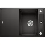 Blanco Axia III 45 S rechts Einbau Granit schwarz Handbetätigung 780 x 510 mm