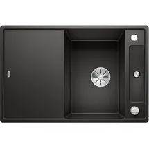 Blanco Axia III 45 S rechts Einbau Granit schwarz Handbetätigung 780 x 510 mm