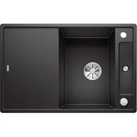 Blanco Axia III 45 S rechts Einbau Granit schwarz Handbetätigung 780 x 510 mm
