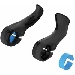 SQlab Innerbarends 411 2.0 BLK/BLK  Leichte, ergonomische Lenkeraufsätze für MTB und Trekking, verbessern Aerodynamik und Komfort, kompatibel mit allen Griffen