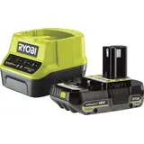 RYOBI Akku 18V 2,0Ah + Schnellladegerät