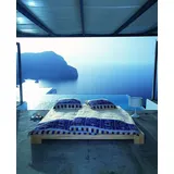 BASSETTI Oplontis Ranke Blau 135 x 200 cm + 80 x 80 cm