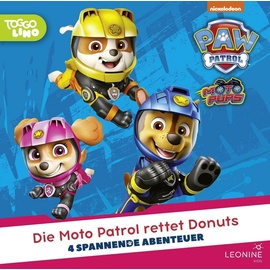 Leonine Hörspiel Paw Patrol - Die Moto Patrol rettet Donuts, 1 Audio-CD