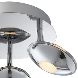 GLOBO Deckenleuchte 3-flg. schwenkbar Chrom