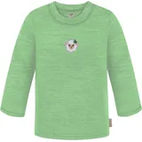 normani Outdoor Sports Baby Merino Longsleeve Taupo in Grün | Gr.: 86/92