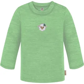 normani Outdoor Sports Baby Merino Longsleeve Taupo in Grün | Gr.: 86/92