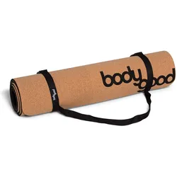 Yogamatte Yoga und Pilates Matte aus Kork BODYGOOD 184 CM