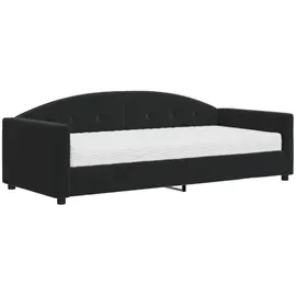 vidaXL Tagesbett 90 x 190 cm Schwarz