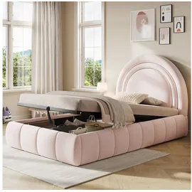 Okwish Polsterbett 90 x 200 cm Rosa