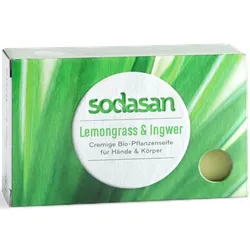 SODASAN Stückseife Lemongrass u. Ingwer 100 g
