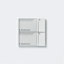 Siedle TM 611-02 W Tastenmodul weiß (200022024-00)