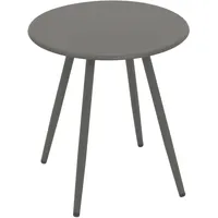 DEGAMO Beistelltisch DENVER 45cm rund, Metall grau