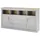 furn.design Sideboard 198 x 104 cm Grau / Eiche