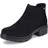 Rieker Chelsea Boots 76884, Frauen Stiefeletten,Kurzstiefel,uebergangsschuhe,Schlupfstiefel,flach,Woman,schwarz (00),41 EU / 7.5 UK