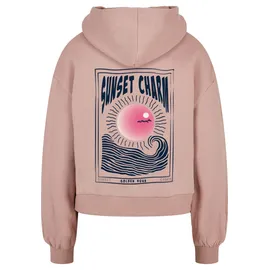 MERCHCODE Sunset Charm Hoodie Rosa 5XL