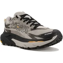 HOKA Mafate 5 Herren Grau/Schwarz 44