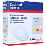 BSN Medical Cutimed Siltec B Schaumverband oval 10 x 7 cm 12 St.