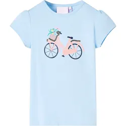 Kinder-T-Shirt Hellblau 92