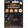 Dog Comets Ball M 6 cm Schwarz-Orange