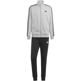 adidas Basic 3-Streifen Trainingsanzug Grau S