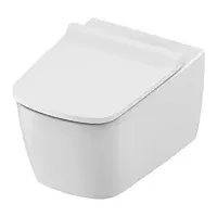 TECE TECEneo Wand-WC 9700215 Set mit Deckel SLIM, weiß,