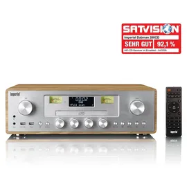 Imperial DABMAN 280CD Tischradio DAB+, UKW DAB+, CD, Bluetooth®, USB Silber