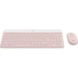 Logitech MK470 Slim Wireless Combo US Set rosa