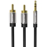 Vention Audiokabel BCFBG 3,5mm-Klinken-Stecker / 2x Cinch-Stecker 1,5m (nicht verfügbar)