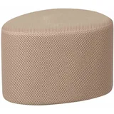 Woood Hocker Puuk Stoff 60 x 38 x 47 cm Beige