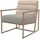 MCW Lounge-Sessel MCW-O38 Stoff/Textil 420 g/m2 75 x 80 x 80 cm Beige/Blau-Grün