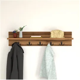 [en.casa] Wandgarderobe Hammarö Walnuss