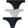 H.I.S. String blau/grau/schwarz XXL 3er Pack
