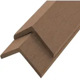 Home Deluxe Abschlussleiste, Teak, Kunststoff, 4.5x4.5x110 cm, Gartenzubehör, Terrassen- - Balkonböden, Terrassenfliesen
