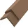 Home Deluxe Abschlussleiste, Teak, Kunststoff, 4.5x4.5x110 cm, Gartenzubehör, Terrassen- - Balkonböden, Terrassenfliesen