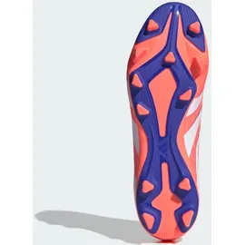 adidas Predator Club Fußballschuhe für Kunstrasen, Hart- und Aschenplätze weiß|orange 41 1/3