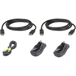 ATEN 2L-7D02UDPX5 - Tastatur- / Video- / Maus- (KVM-)