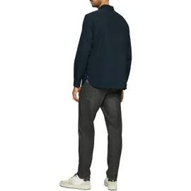 s.Oliver Regular Fit: Strukturiertes Baumwollhemd mit Brusttasche