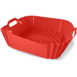 Guardini Air Fryer Quadratische Form mit Griffen 22 x 22 cm